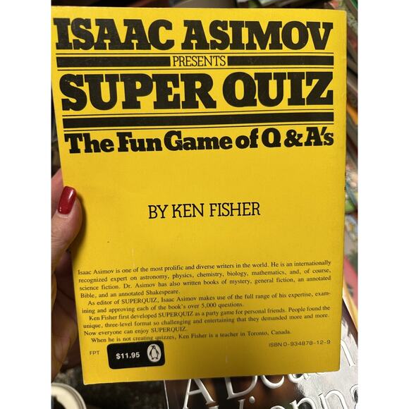 Isaac Asimov Presents Super Quiz - Picture 7 of 7